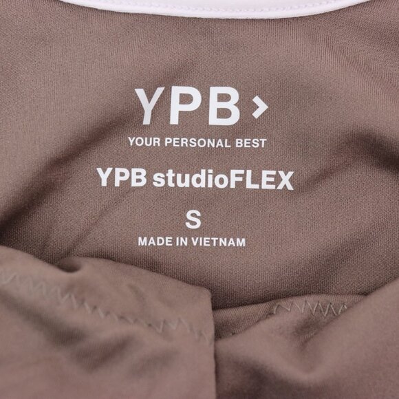 NWT Abercrombie YPB Tie Game Dress with Built-In Shorts & Shelf Bra in Brown (S) - Picture 4 of 8